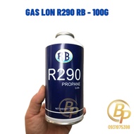 Gas lạnh R290 - Môi chất lạnh ga lon 290 RB tủ đông tủ bia HK (100g)