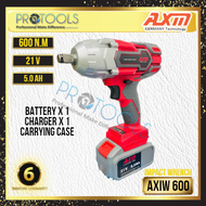AXM AXIM600 Brushless Cordless Impact Wrench 21V (600NM) - 6 Month Warranty