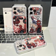 Casing For Samsung S25 S26 S24 S23 S22 S21 Ultra F17 Retro Comic Web Hero Newspaper Print Shockproof