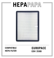 Europace EDH 358B Compatible Replacement Filter [HEPAPAPA]