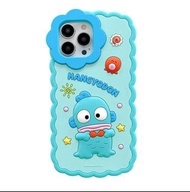 正版 Official Sanrio Hangyodon 水怪 矽膠保護殼 3D立體 手機套 加厚 防撞防跌 Silicone Case Soft Phone Cover Shockproof Pro