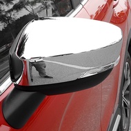 For Mitsubishi Xpander chrome silver car side mirror cover，XPANDER rearview mirror chrome trim