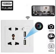 2025 牆身電源插座面板 無線Wifi 針孔鏡頭錄影機