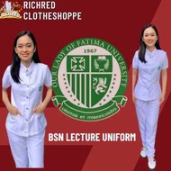 BSN OLFU UNIFORM /OLFU NEW BS NURSING UNIFORM BLOUSE AND PANTS PITCH TWILL FREELOGO