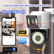Yoosee IP Camera 2 EYES VIEW 2 SCREEN at the same time Fnkvision 12MPX rotates 360 degrees, color ni