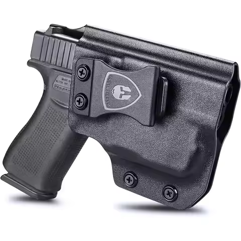 IWB Kydex Holster Fit Glock 43/Glock 43X Pistol+TLR6 Light-Not Fit G43X MOS,Only Holster,Right Hand