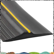 Universal Garage Door Bottom Threshold Seal Strip Weatherproof Rubber (10Ft, Black)