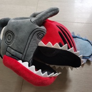 Chainsaw Man Warm Hat Pochita Helmet Peripheral Cartoon Plush Autumn And Winter Headwear Warm Person