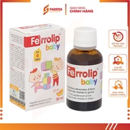Sắt hữu cơ FERROLIP BABY – Hỗ trợ giảm nguy cơ thiếu máu do thiếu sắt ở trẻ nhỏ – U.G.A. Nutraceutic