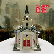 Church Series-Foreign Trade Export Hand-Painted Ceramic House Building Scenes Home Decorations Chris