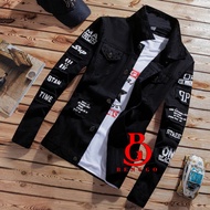 Benggo.id | Latest Jeans Jacket/Korean Style Jeans Jacket/Men's Jeans Jacket/Jeans Jacket/Motif Jean