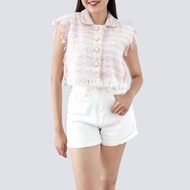 ELYCLOTH | KEIRA TWEED TOP | TOP ATASAN WANITA TWEED