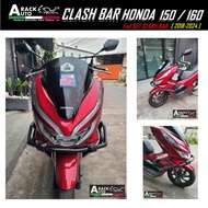 แคชบาร์ PCX150/160 (( ปี2018-2023 ))ทรงใหม่ล่าสุด แบบเต็มคัน-มีด้านหน้า ((สินค้าไม่รวมประกับ))