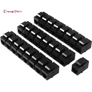 25 Pcs Rj45 Coupler Cat6  Jacks Inline Coupler Female to Female Insert Coupler