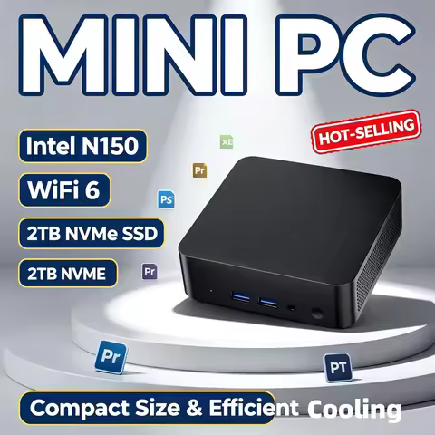 2026 Intel i9 10980HK N150 Mini PC 16GB RAM 1TB SSD 4K WiFi6 BT52 Portable Gaming Desktop Pro Unit S