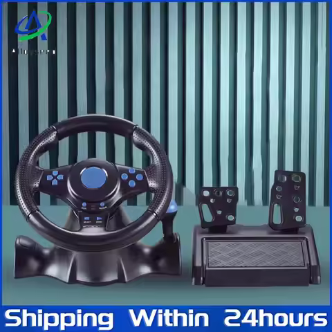 Racing Simulator Steering Wheel Vibration Controller Game Racing Wheel Controller for Switch/xbox On