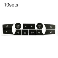 【Puluz】 For BMW X5 E70 / X6 E71 10sets Air Conditioner Button Repair Stickers Decorative Sticker