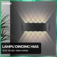 TaffLED Indoor Plastic Body Decorative Wall Lamp 10W 10 LED Warm White - 10T