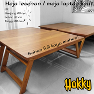 Meja lesehan kayu lipat / Meja Laptop kayu lipat / Meja kayu Minimalis / Meja kayu serbaguna