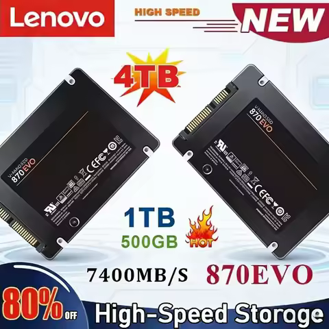 Lenovo Solid State Disk SSD 870 EVO 1TB2TB4TB Internal HDD Hard Drive Sata3 2.5 Inch For Laptop Micr