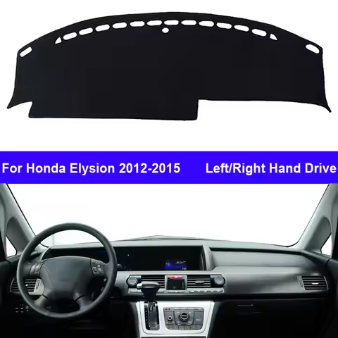 Car Auto Inner Dashboard Cover For Honda Elysion 2012 - 2015 Center Console Protector Carpet Dashmat