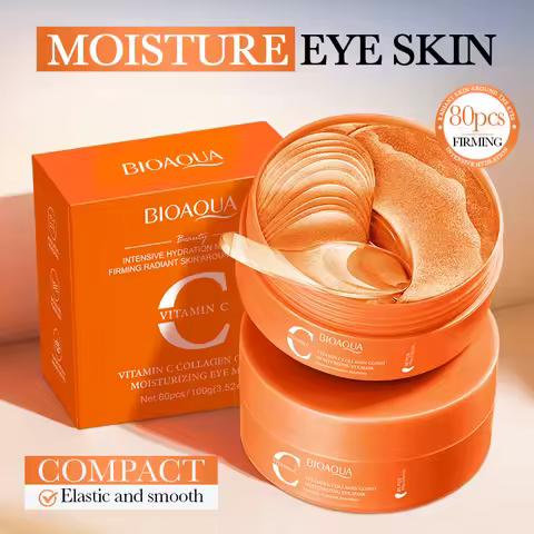 Vitamin C Collagen Moisturizing Eye Mask, Moisturizing, Brightening, and Beautifying Your Eyes, Vita