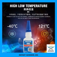 FULL SERIES Loctite 406 instant adhesive super glue 20ml welding 99% material wood metal threadlock 