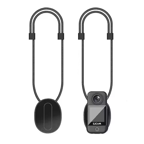 Magnetic Camera Neck Strap for SJCAM C100/C200/C300/C100+ Action Camera Adjustable Anti-lost Lanyard