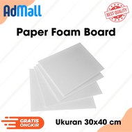 Paper Foam Board Size 30x40 cm White Paper Board Paper Foam/ Tripod Banner/ Poster Banner/