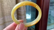 冰種 天然翡翠 緬甸 A玉 玉鐲 • 冰種黃翡福鐲