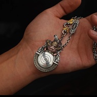 LR-นำโชคเครื่องประดับจี้ Vajra สามมิติที่สวยงามชายและหญิงสร้อยคอพร้อมจี้ชั่วร้ายที่ขับไล่เพื่อเพิ่มโ