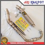 KNALPOT rcb RACING KOU RCB TIGER GL PRO MEGA PRO CB150R LEHER FULL CACING POWER BOOM Terbaik
