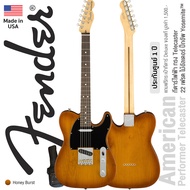 Fender® American Performer Telecaster กีตาร์ไฟฟ้า 22 เฟรต ทรง Tele ไม้อัลเดอร์ ปิ๊กอัพ Yosemite® + แถมฟรีกระเป๋า Deluxe ** Made in USA / ประกันศูนย์ 1 ปี **