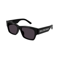 แว่นกันแดด BALENCIAGA BB0262SA Sunglasses - สีดำ/ดำ/เทา 56