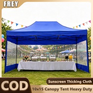 10x10 Canopy Tent Heavy Duty Outdoor Waterproof Retractable Canopy Tent With Sidewall Khemah Rangka