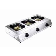 Fortem Fitness-CLOSE เตาแก๊สแบบตั้งพื้นหน้าสแตนเลส 3 หัวเตา DARNELL CG-02 สินค้าคุณภาพดี