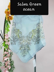 TUDUNG BAWAL SQUARE SALWA 🎀@ARIANI + BATU TABUR