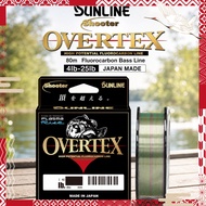 SUNLINE Shooter OVERTEX Fishing Line 80m Fluorocarbon Bass Line 4lb-25lb Japan Made