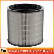 FY0910 Filter For 900 Series AC0951/13 AC0950/10 Air Purifier, 3-In-1 H13 Active Carbon Filter And F