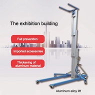 Portable Aluminum Alloy Aerial Work Platform 3.5/5/6.5/7.9M Manual Lifting Tower With Rollers For Ex