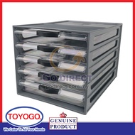 1x TOYOGO 5T Desktop Drawer Stationery Organizer A4 Paper (7115)Usuus Plastic Stationery Document Box Drawer A4 Paper Idzskawardrobe Storage