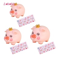 Lohobby Money Saving Box Piggy Bank Ornaments,Money Saving Jar, Money Bank Pig Money Box