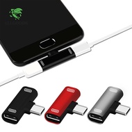 ALLGOODS Type-C Adapter Dual Type C Earphone 2 in 1 Type C Headphone Converter