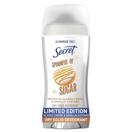 Secret 72HR Deodorant Aluminum Free, Spoonful of Sugar, Notes of Glazed Creme & Vanilla Custard 73g