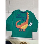 Dinosaur New 3-4y long sleeve tshirt brand Matalan
