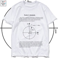 Euler Formula Mathematics Complex Triangle Function T-Shirt Teenager Male Female Large Size Pure Cot