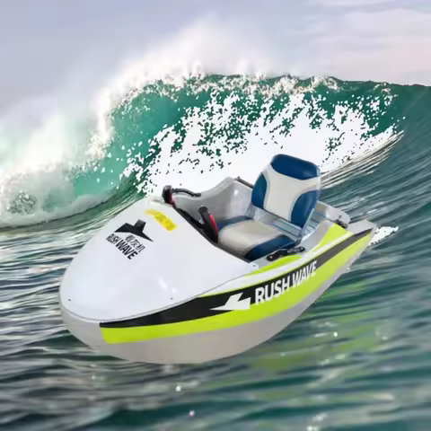 High Quality 6-18Kw 72V Electric Go Kart Mini Rush Wave Boat Cheap Ocean Water Sports for Adults for
