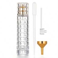 1.01oz Refillable Perfume Atomizer Bottle, Empty Glass Perfume Bottle With Accessories, 4pcs Set, Po
