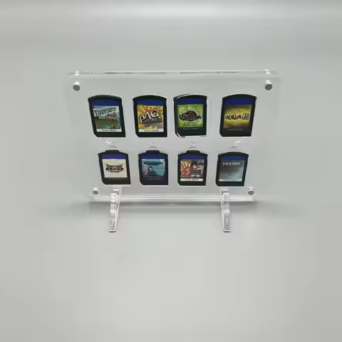 High transparency Acrylic Magnetic suction cover Games Storage Box Hard Shell cartridge Case for Pla