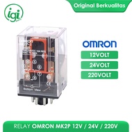RELAY MK2P 12V OMRON / RELAY MK2PN 12VOLT OMR / RELAY MK2P-I 8 KAKI